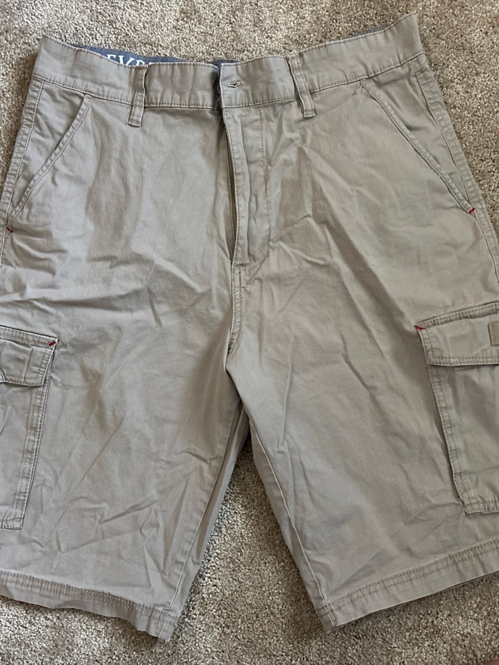 Beverly Hills Polo Club Men's Khaki Cargo Shorts - Lightweight Summer Staple